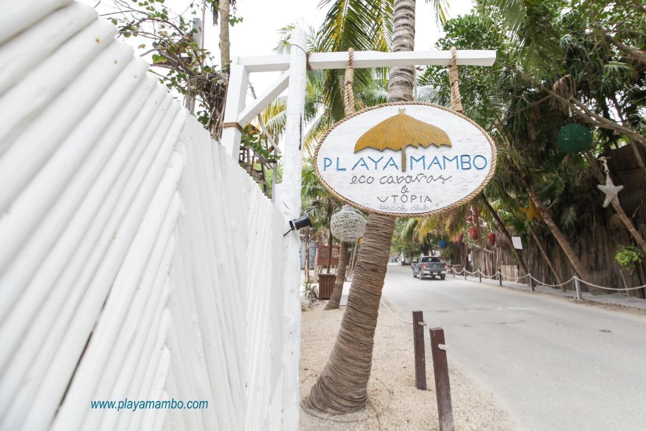 Playa Mambo Eco Cabanas Hotel Tulum Exterior photo